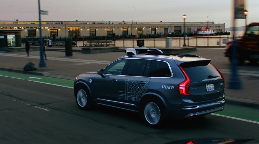  Volvo XC90 Autonomous Driving Car Uber 2016 года  (фото 6 из 7)